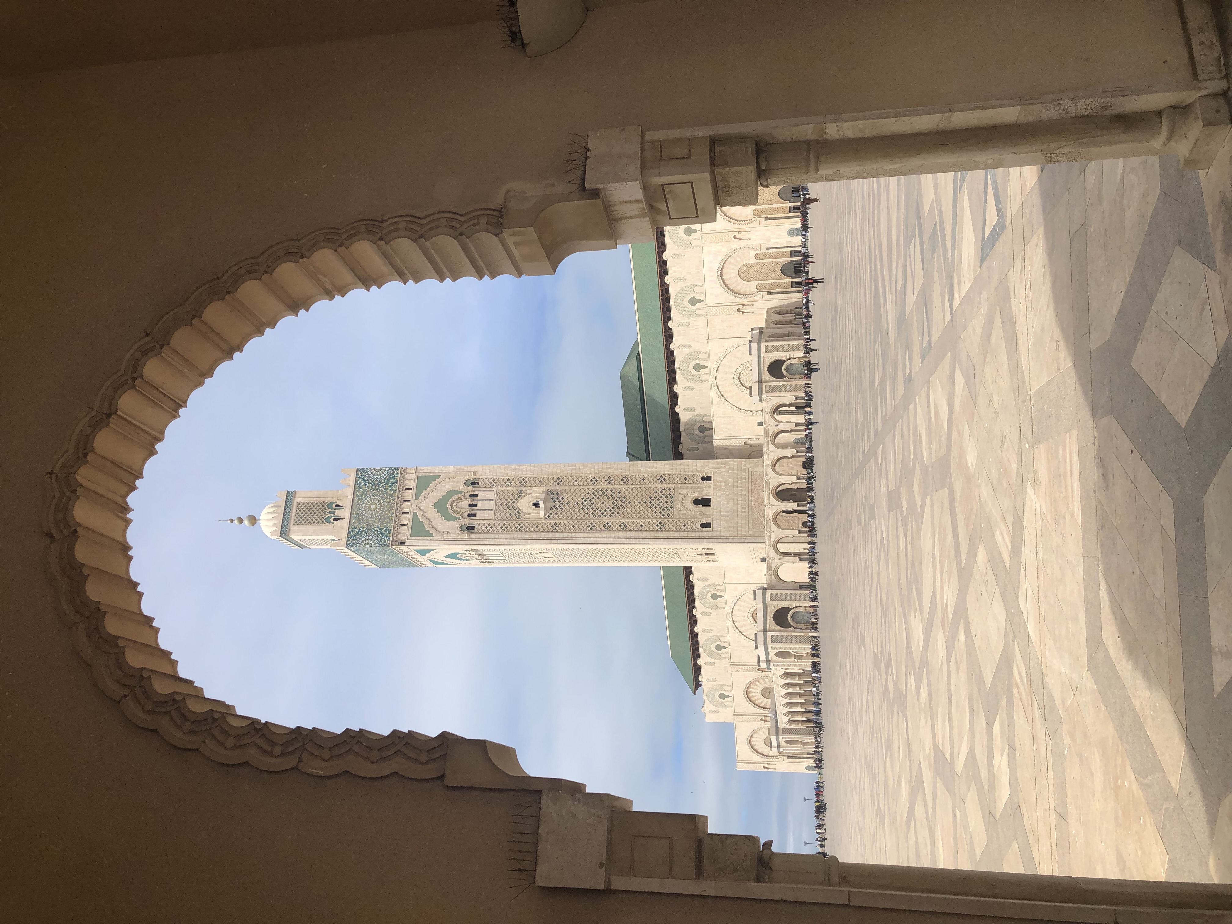 The seafront near the Hassan II Mosque, Casablanca